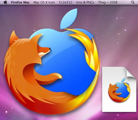 Иконка Firefox браузера для Mac