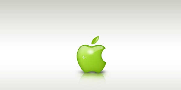 Зеленый дизайн в стиле Apple
