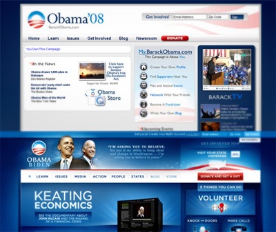 Сайт Барака Обамы