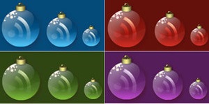 Рождественские RSS иконки