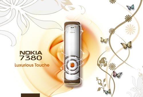 Элегантная реклама Nokia 7380