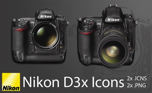 Иконки Nikon D3x