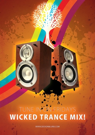рекламный постер радиостанции