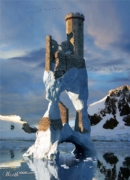 замок айсберг