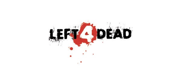 логотип в стиле гранж игры Left 4 Dead