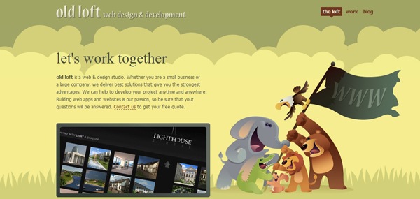 иллюстрации животных в дизайне сайта