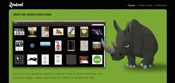 иллюстрация носорога на сайте