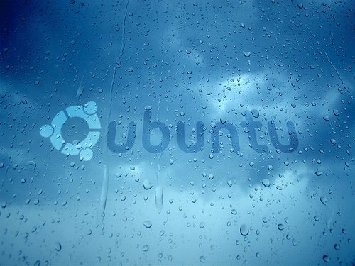 голубой дождь ubuntu