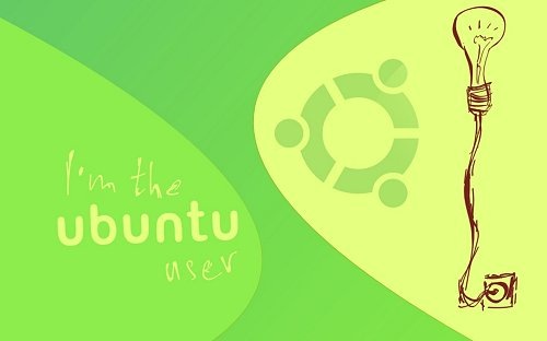 зеленый иллюстрированный ubuntu