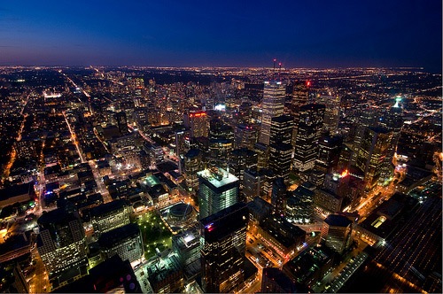 Ночное небо Торонто