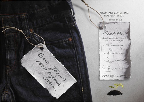 Реклама Levi’s: Экологически джинсы!