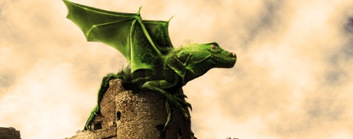 дракон на замке