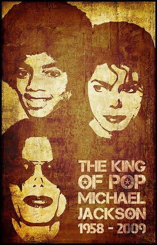 постер с изображением Майкла Джексона