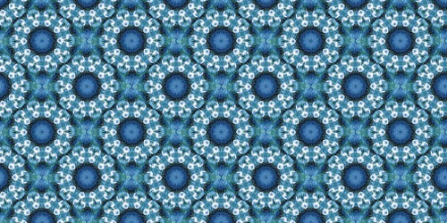 синие цветочные узоры