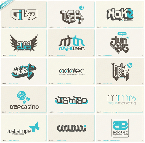 типографические логотипы
