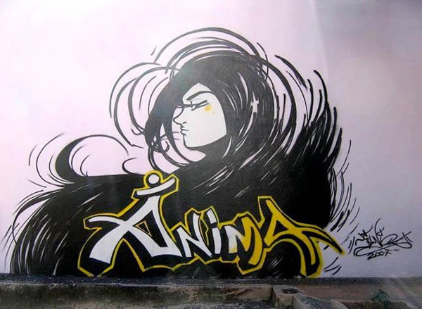 граффити иллюстрация