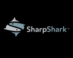 логотип с изображением акул
