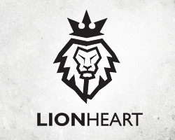 логотип с изображением льва