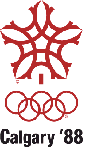 логотип олимпиады зимних игр 1988
