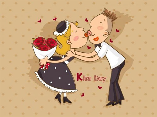 Обои “День поцелуев”