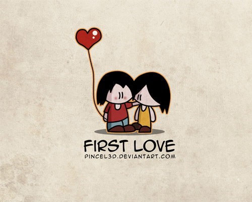 Обои “Первая любовь”