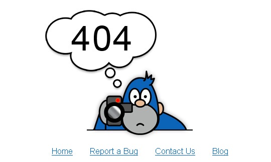 Иллюстрированная страница ошибки 404
