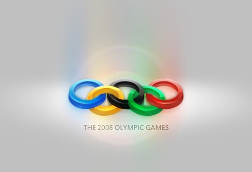 3D Олимпийский логотип