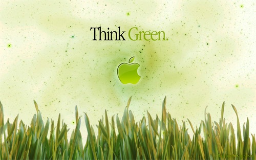 Зеленый природный Apple