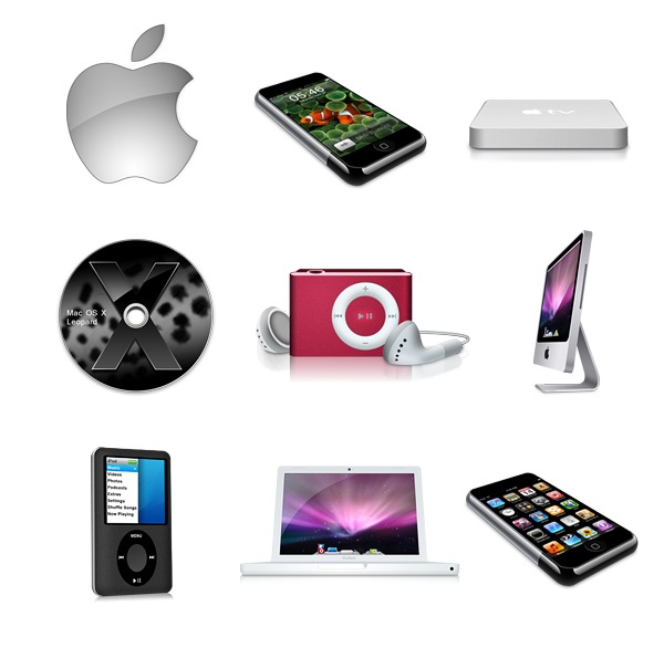 Иконки продуктов Apple