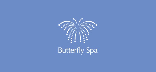 логотип в виде бабочки