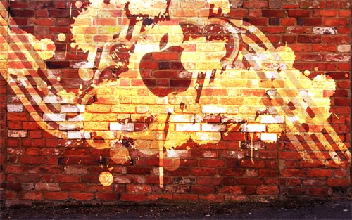 Apple граффити