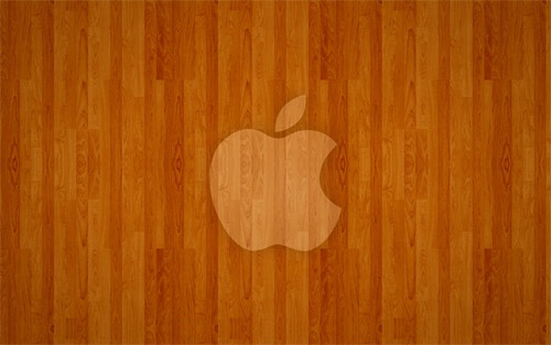 деревянный Apple