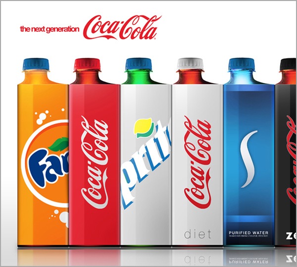 креативные пластиковые бутылочки для компании кока-кола