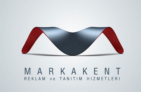 Дизайн лого в виде буквы М