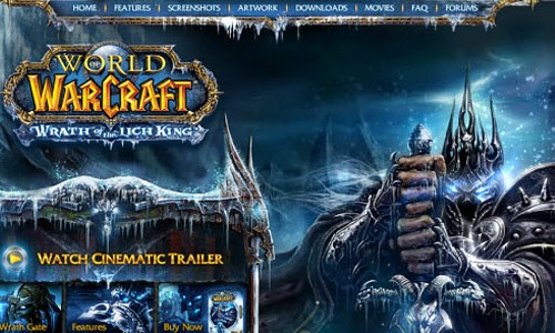 Сайт World of Warcraft Wrath: Кроль Личь