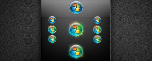 Круги Windows 7 (логотипы)
