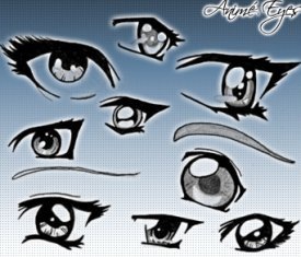 Глаза в стиле Аниме