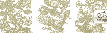 Азиатские драконы для Иллюстратора