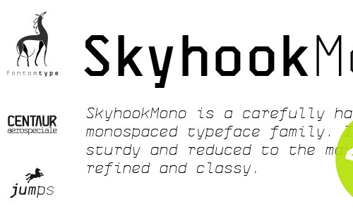 Шрифт Skyhook Mono