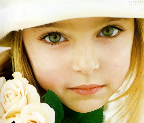 Девочка с зелеными глазами