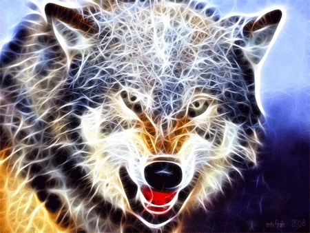 Фрактальный волк