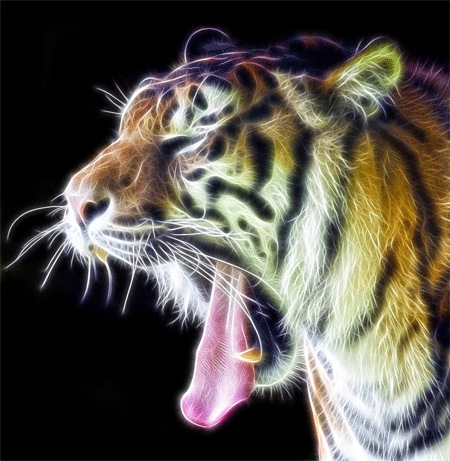 Фрактальный тигр 
