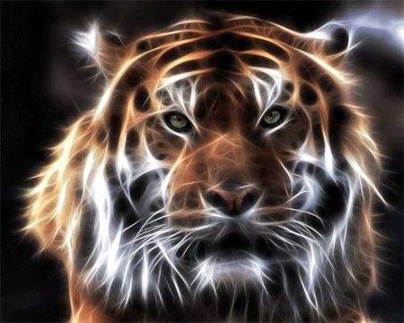 Фрактальный тигр