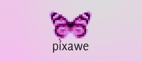 пиксельная бабочка