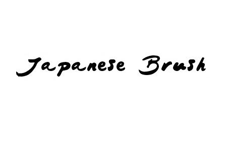 Шрифт в японском стиле