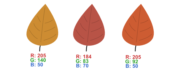 make more leaf colors