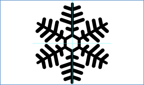snowflake in adobe illustrator 10
