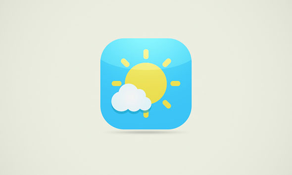 Create weather icons with photoshop - featured