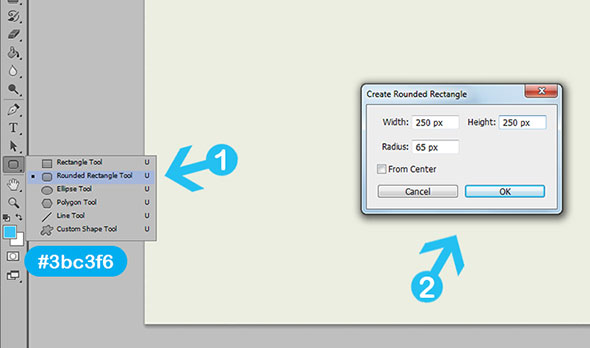 create weather icon in photoshop step 3a