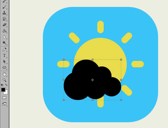 create weather icon in photoshop step 5b